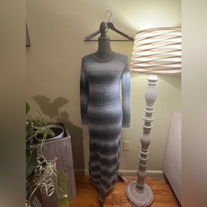 Zara striped multi color sweater dress sz Small
